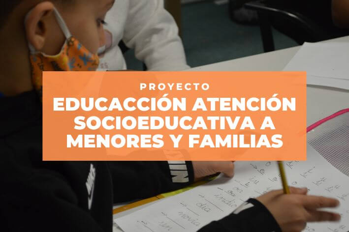 El proyecto «Educacción» de atención socioeducativa a menores y familias continúa este periodo 22/23